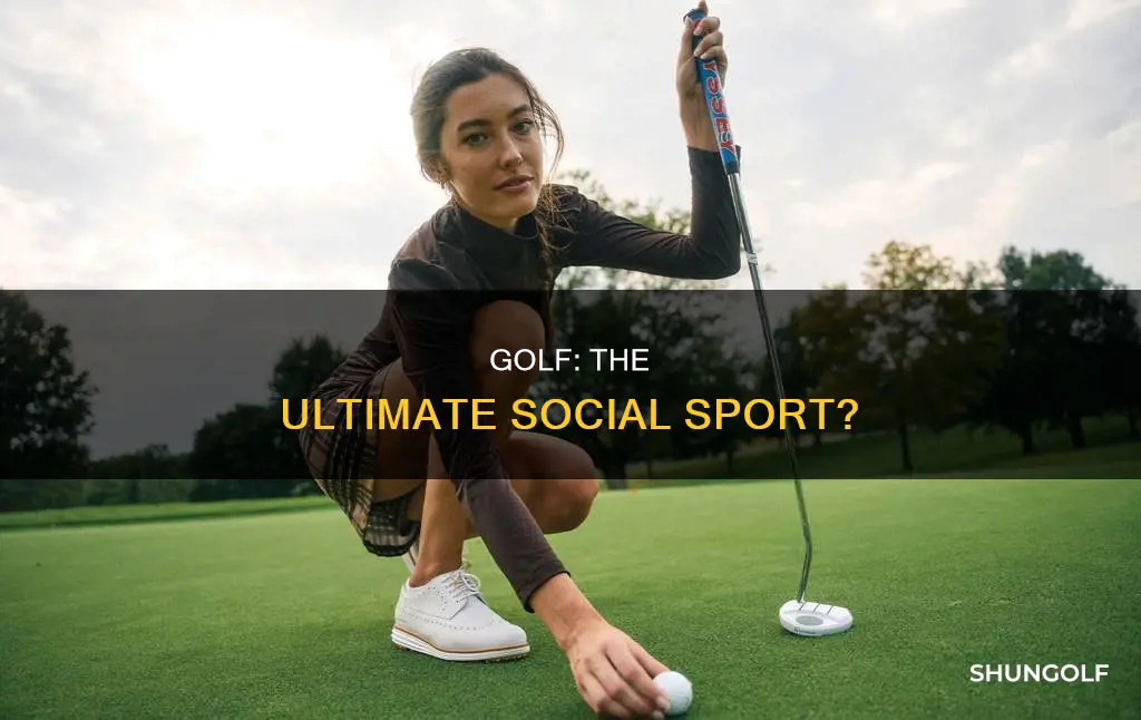 is golf the most social sport