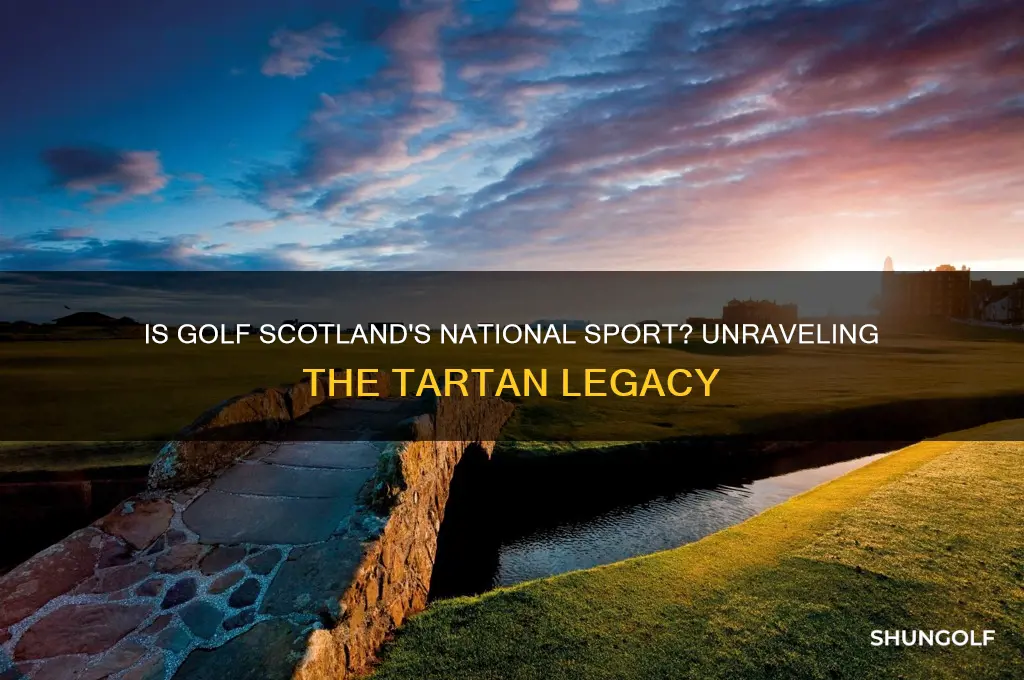 is golf the national sport of scotland