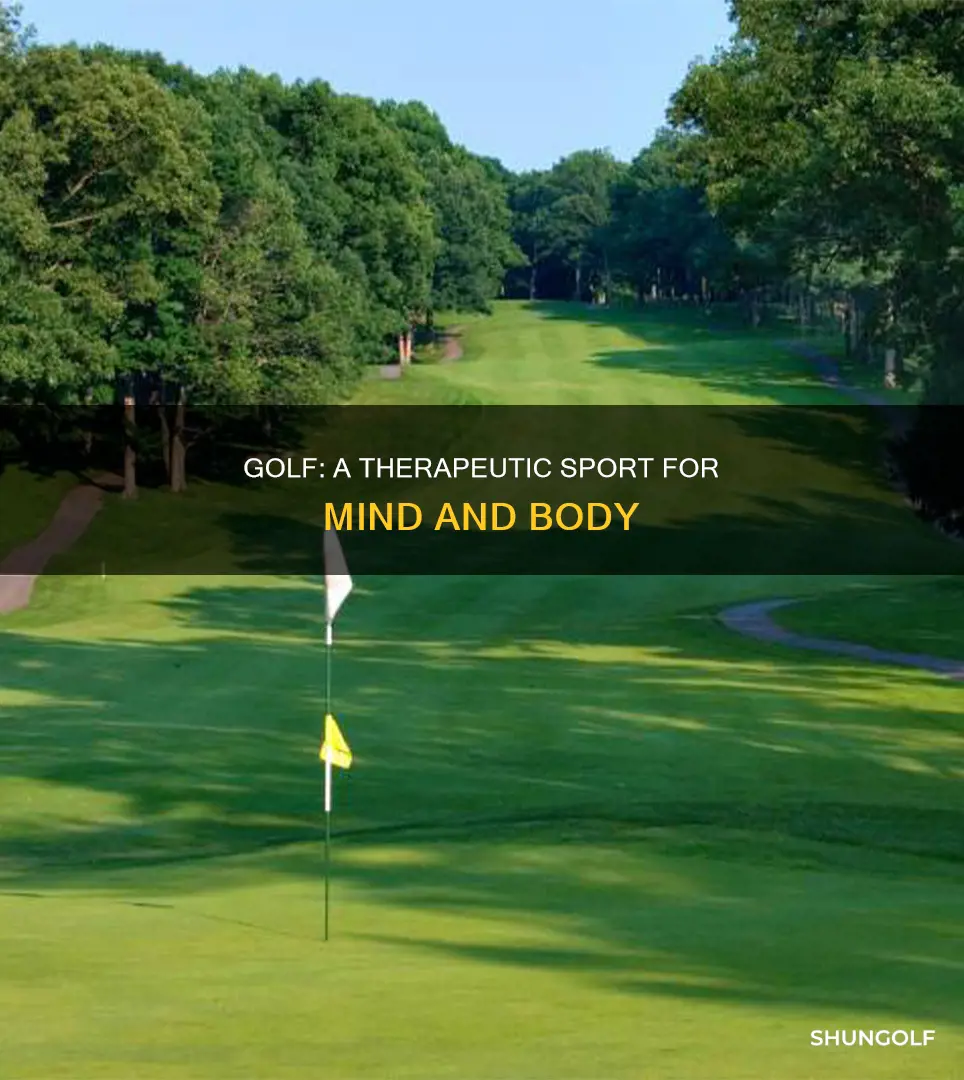 is golf therapeutic