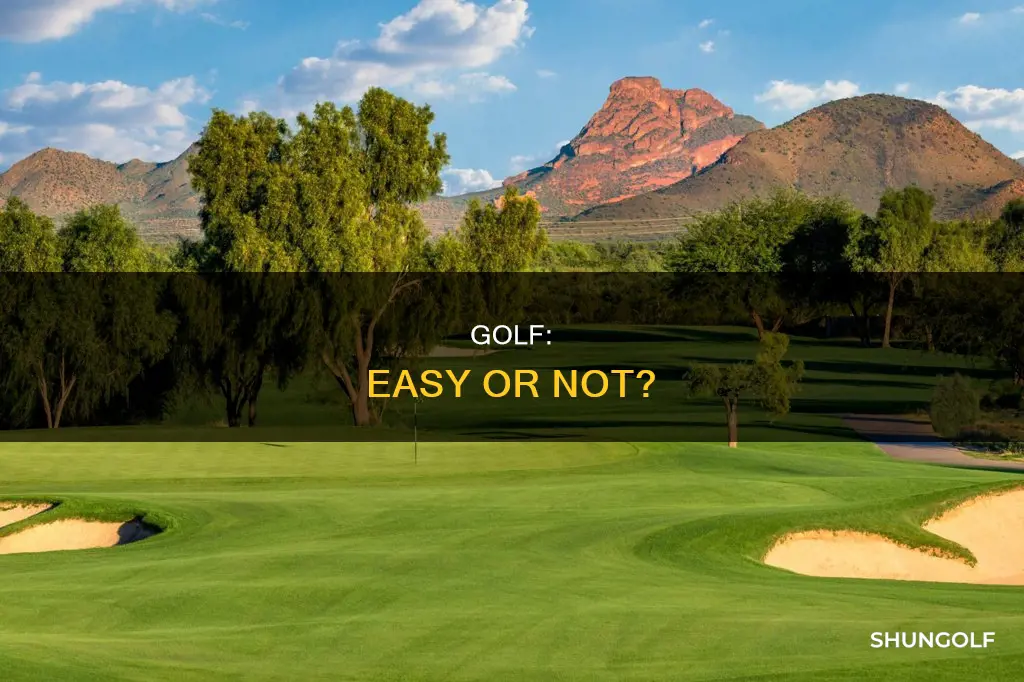 is golf too easy