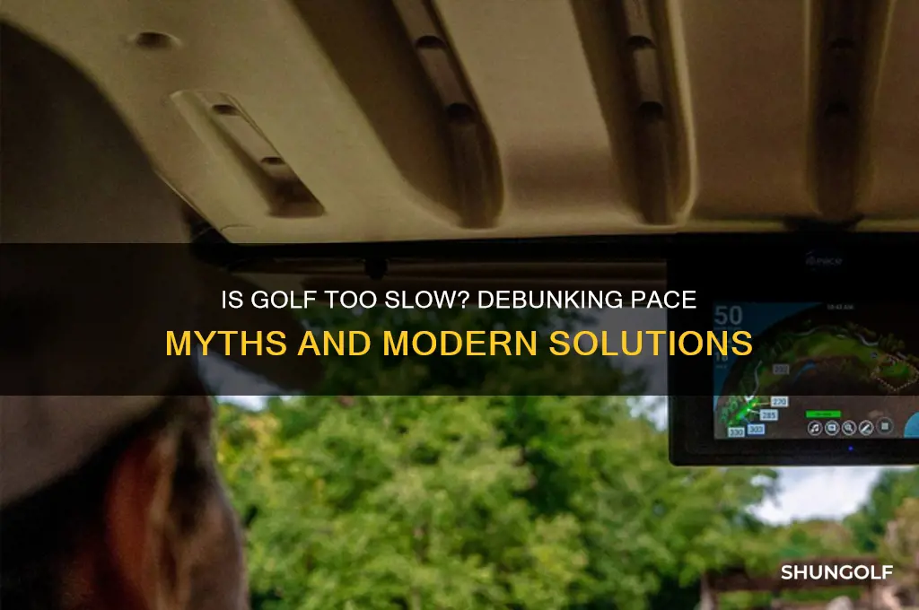is golf too slow of a sport