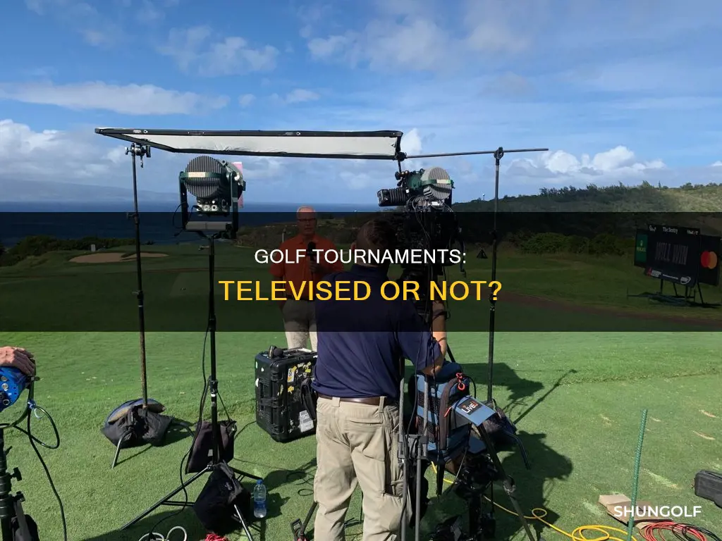 is golf tournement televised