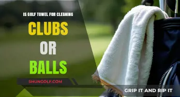 Golf Towel Uses: Cleaning Clubs, Balls, or Both? Find Out!