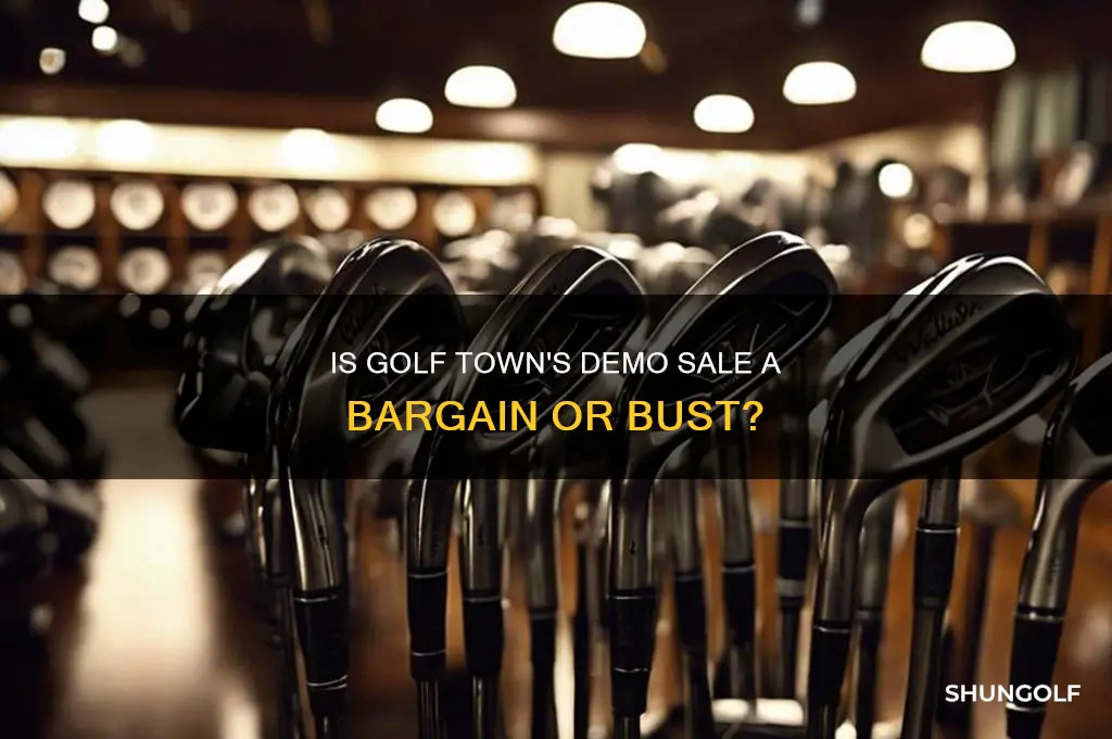 is golf town demo sale worth it
