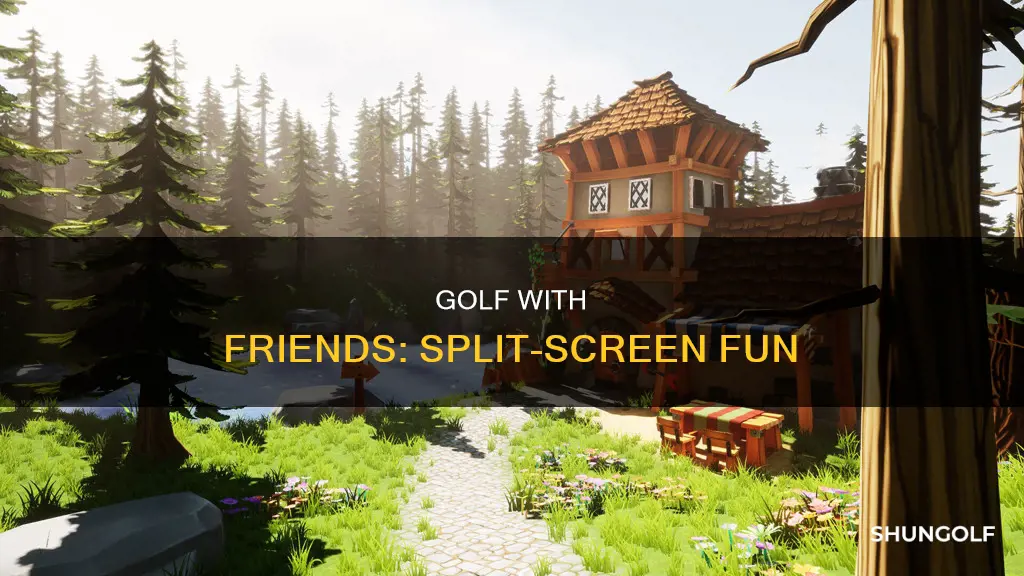 is golf with friends split screen