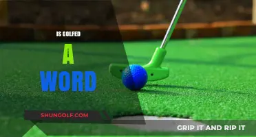 Golfed: Is It a Real Word?