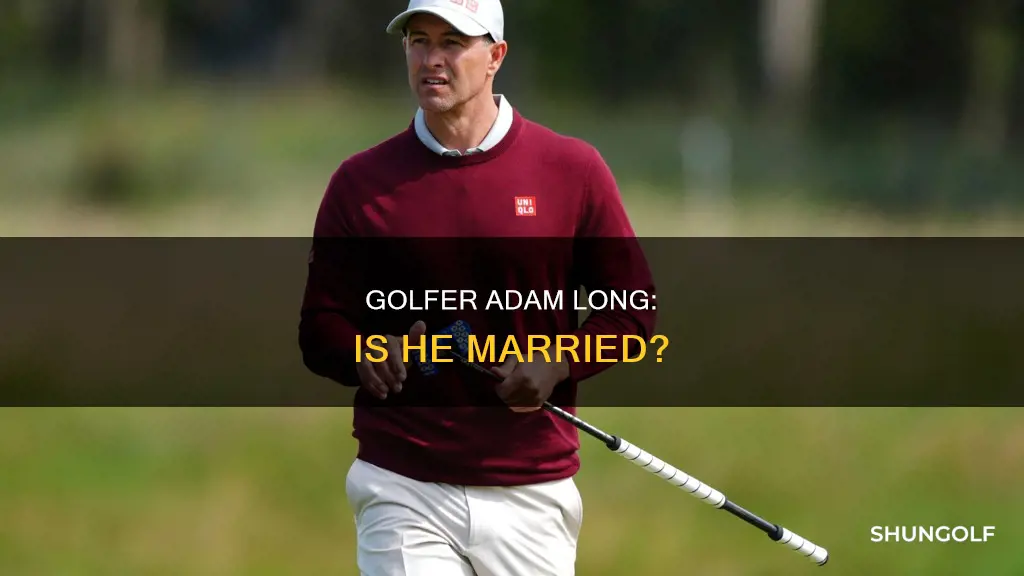 is golfer adam long married