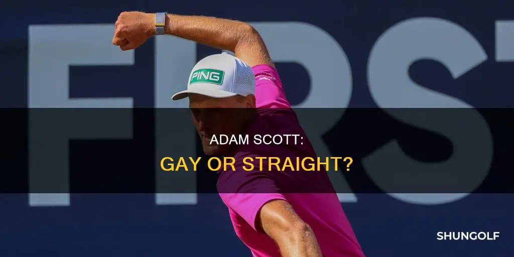is golfer adam scott gay