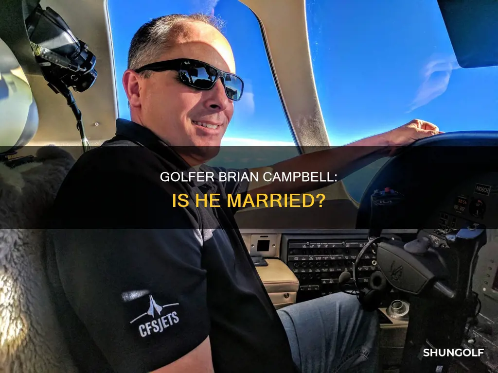 is golfer brian campbell married