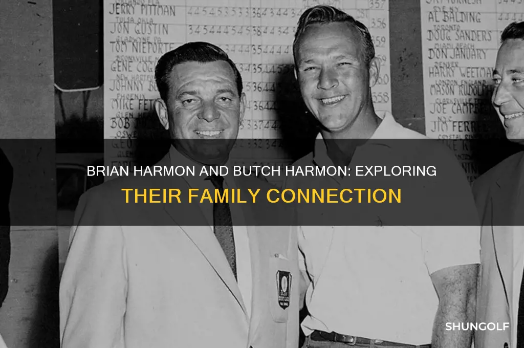 is golfer brian harmon related to butch harmon