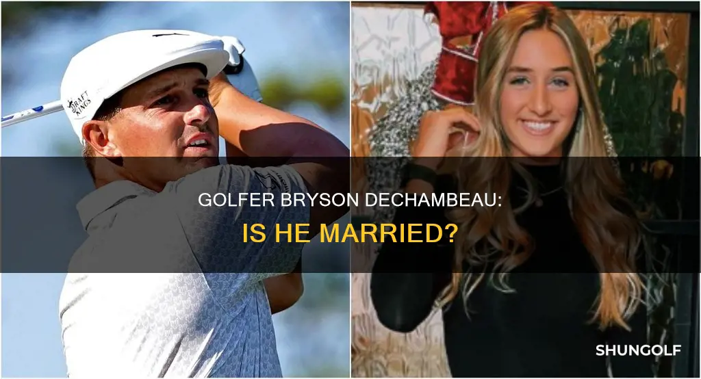 is golfer bryson dechambeau married