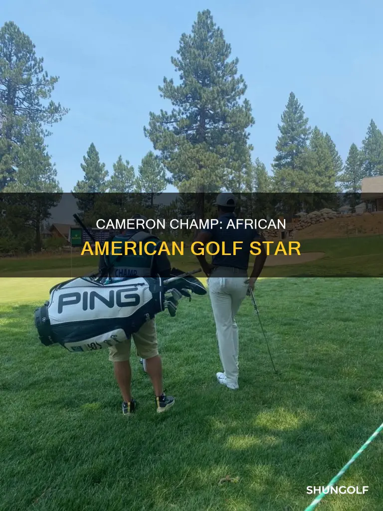 is golfer cameron champ african american