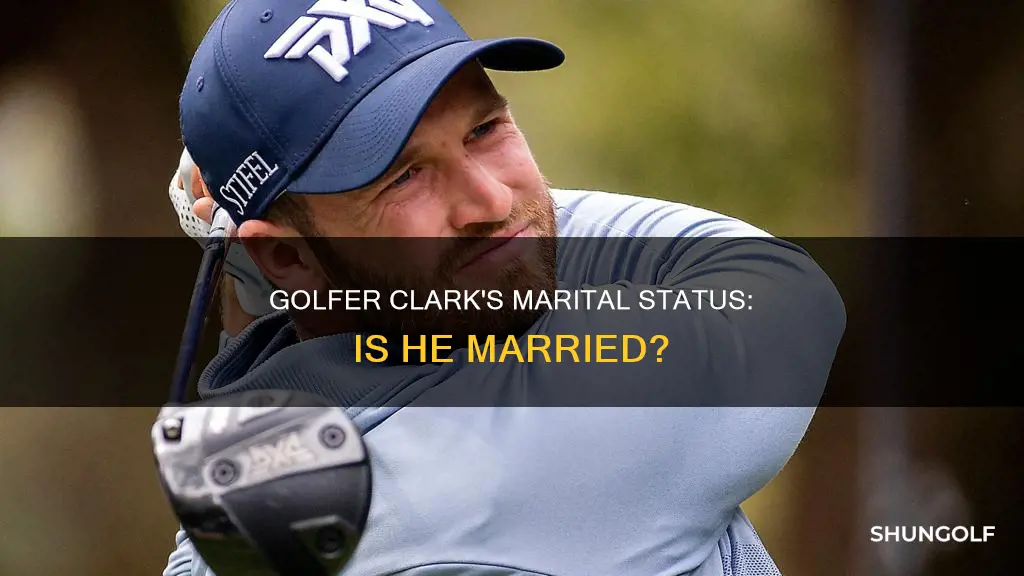 is golfer clark married
