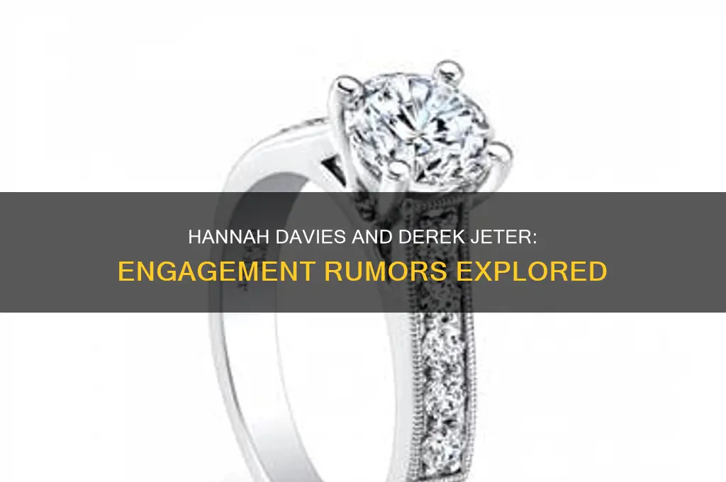 is golfer hannah davies engaged to derek jeter