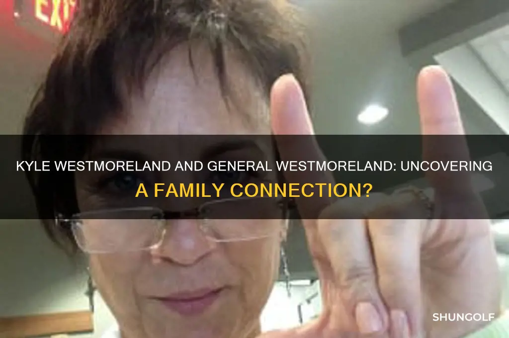 is golfer kyle westmoreland related to general westmoreland
