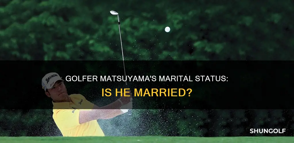 is golfer matsuyama married