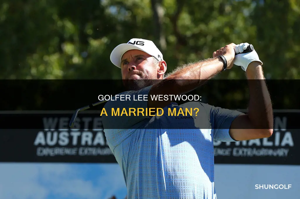 is golfer westwood married