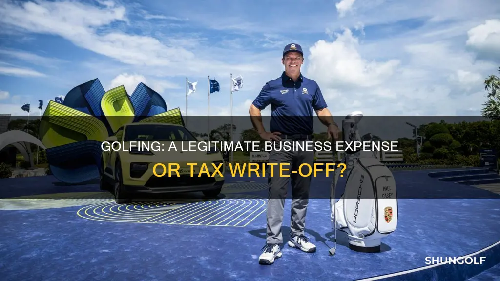 is golfing a tax write off