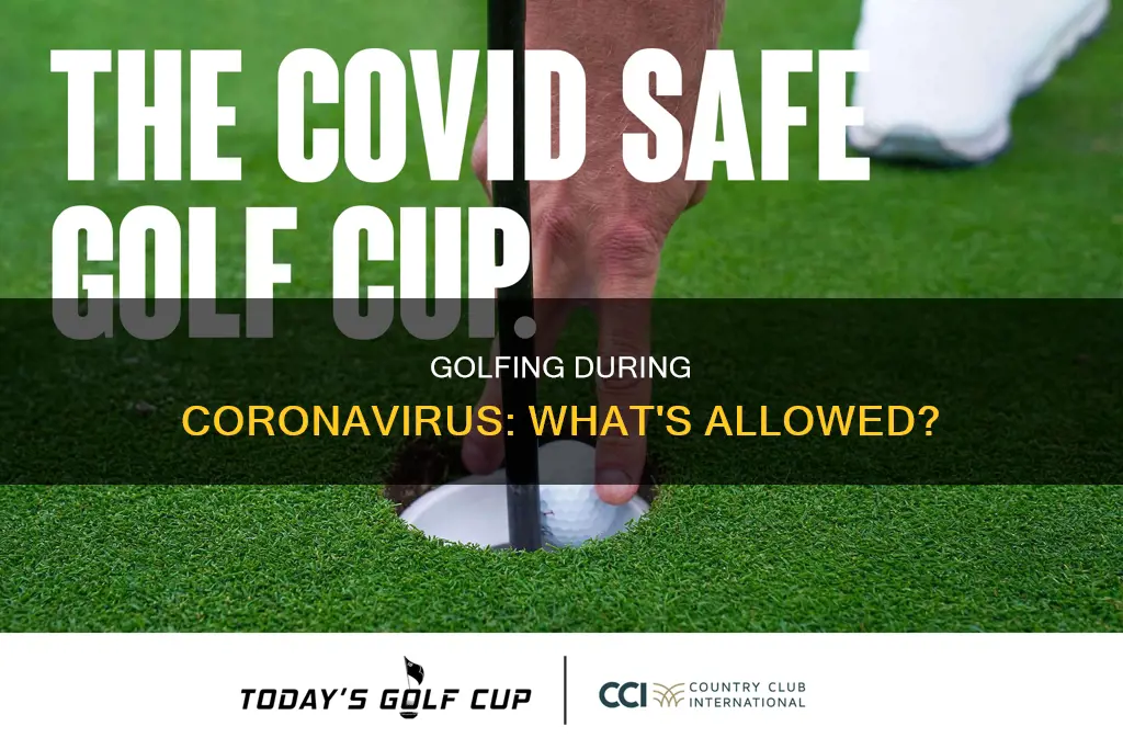 is golfing allowed during coronavirus