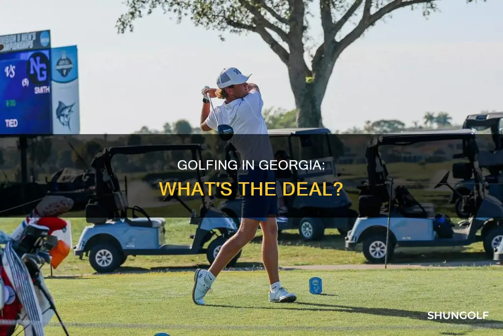 is golfing allowed in georgia
