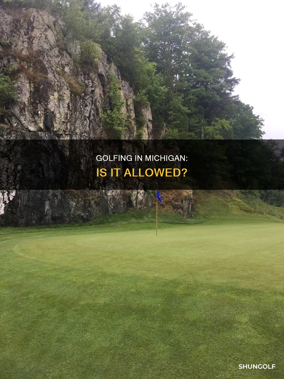 is golfing allowed in michigan