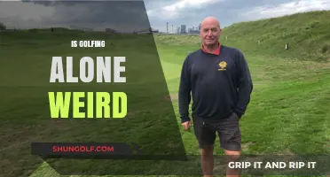 Golfing Solo: Is It Strange?