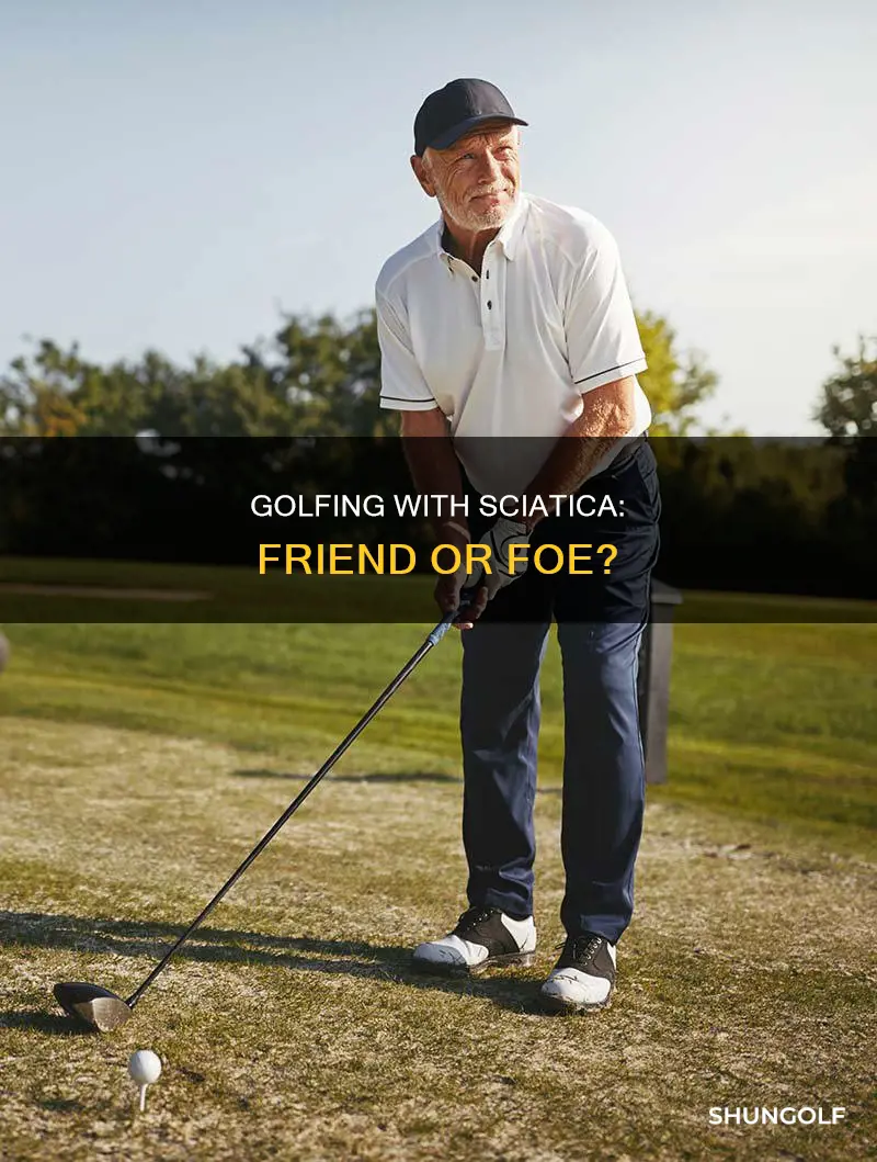 is golfing bad for sciatica