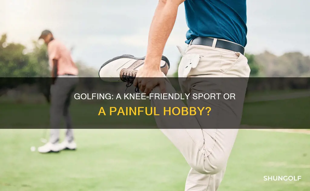 is golfing bad for your knees