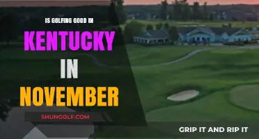 November Golfing in Kentucky: A Surprisingly Pleasant Experience