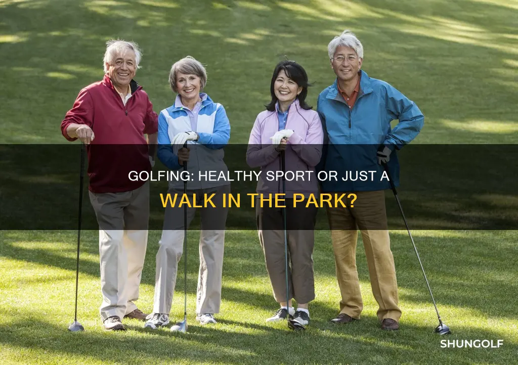 is golfing healthy
