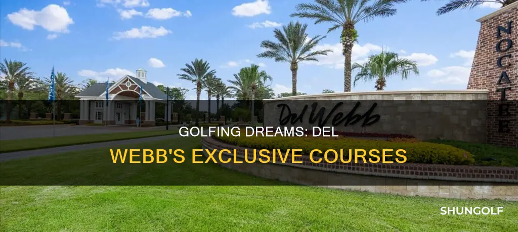 is golfing included in del webb