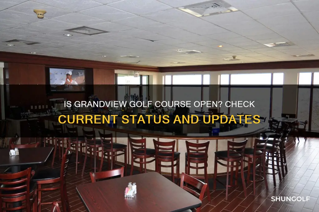 is grandview golf course open