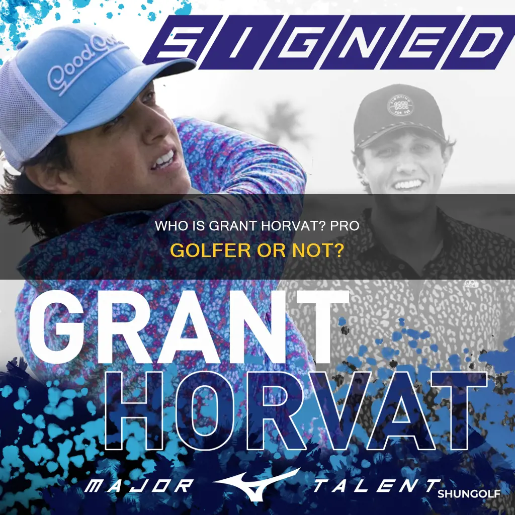 is grant horvat a pro golfer