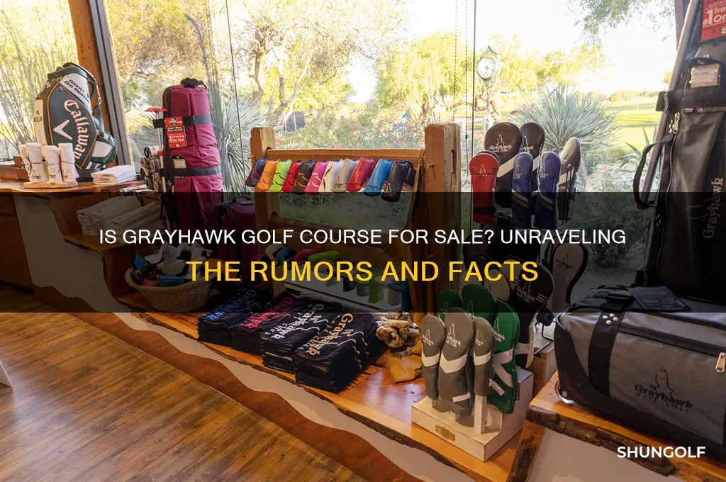 is grayhawk golf course for sale