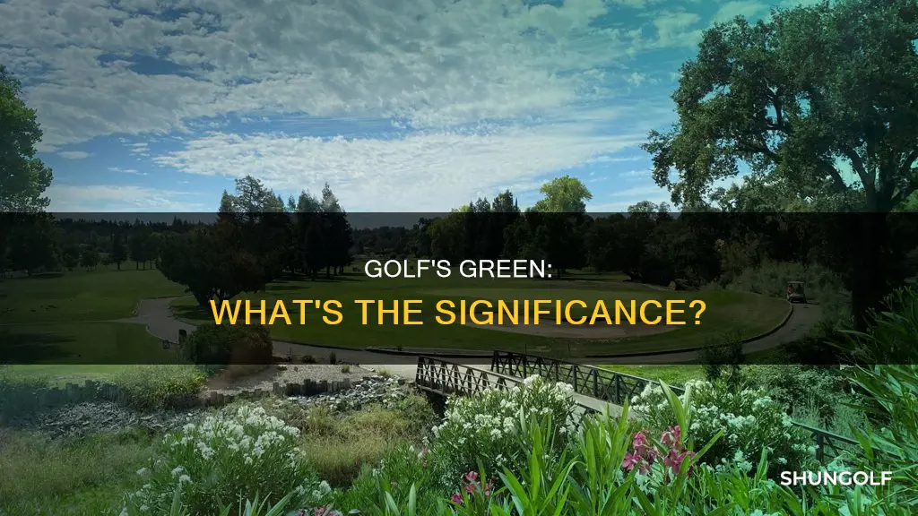 is green in golf