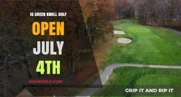 Green Knoll Golf Course: Open for Play on July 4th?