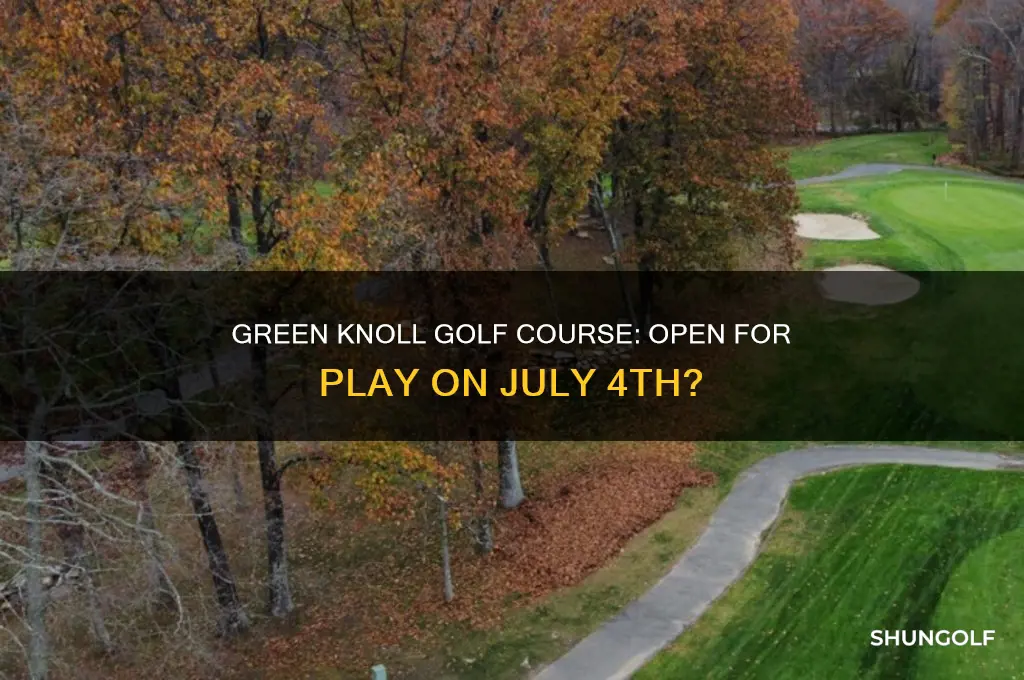 is green knoll golf open july 4th