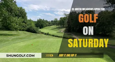 Green Meadows Golf Course Saturday Hours: Open for Play?