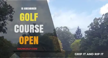 Is Greenbrier Golf Course Open? Current Status and Updates