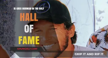 Is Greg Norman in the Golf Hall of Fame?