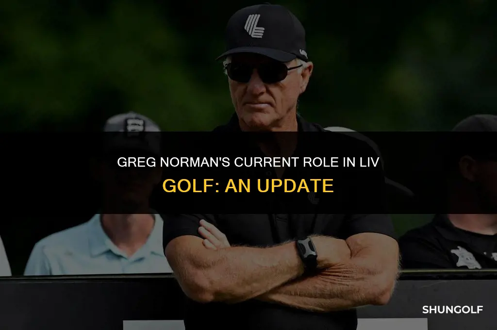 is greg norman still with live golf