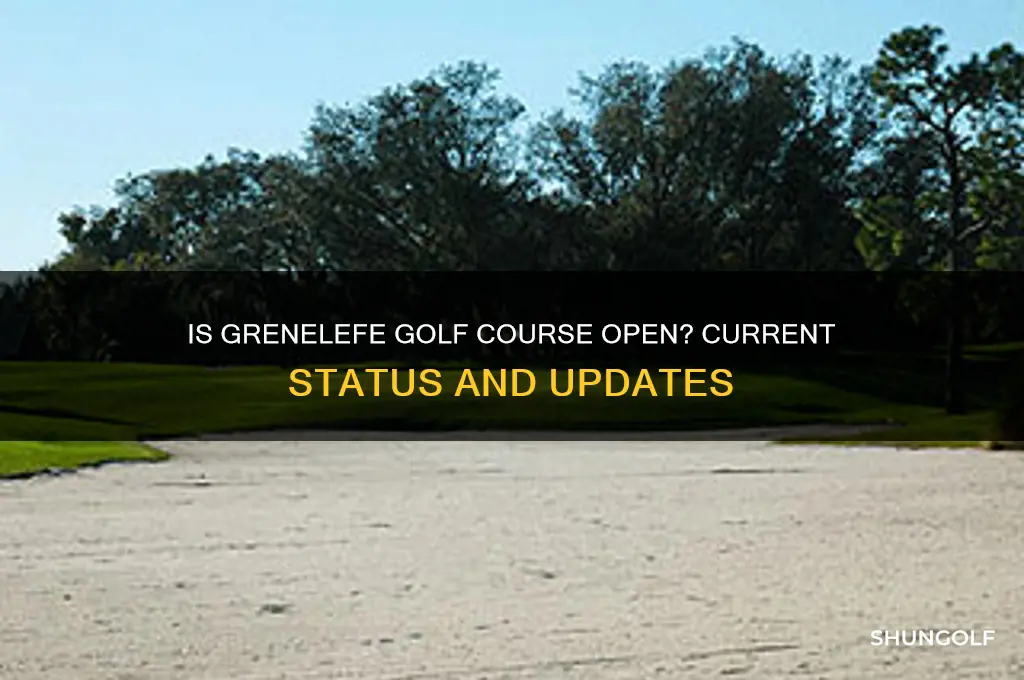 is grenelefe golf course open