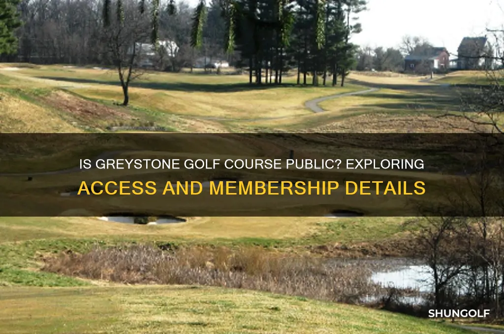 is greystone golf course public