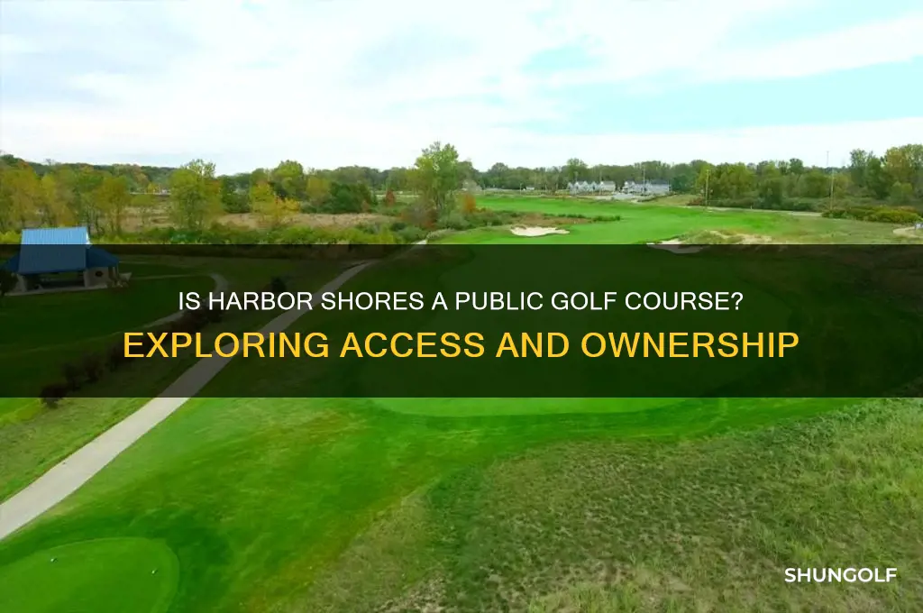 is harbor shores a public golf course