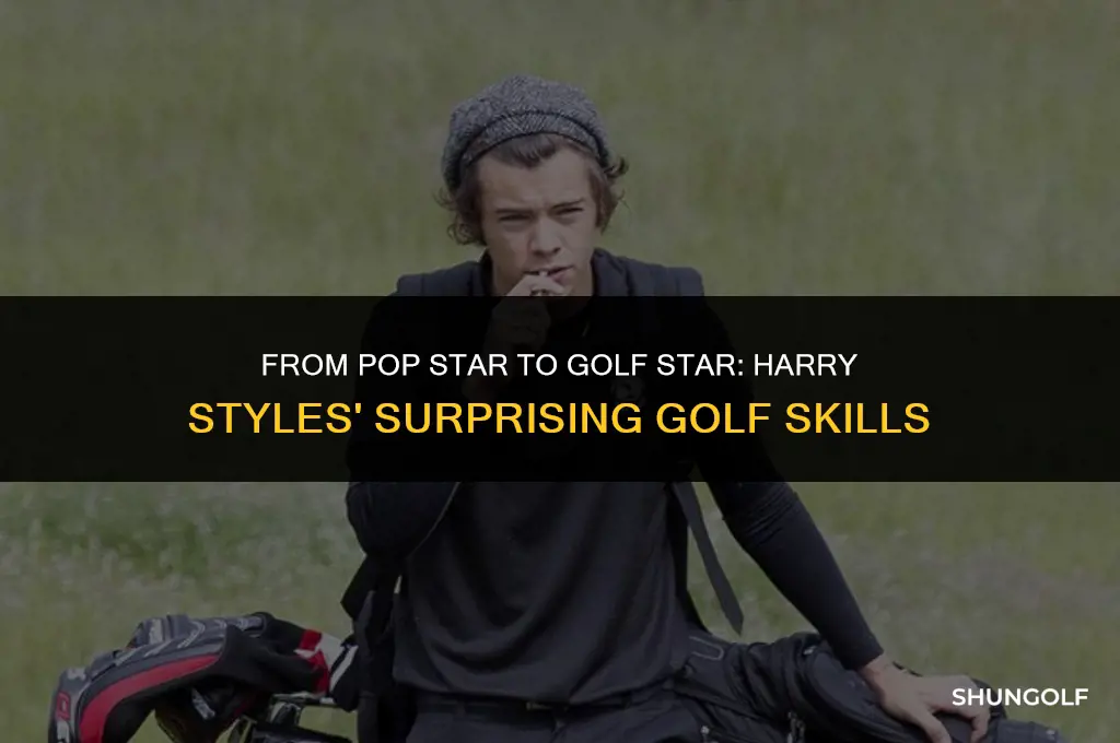 is harry styles a good golfer