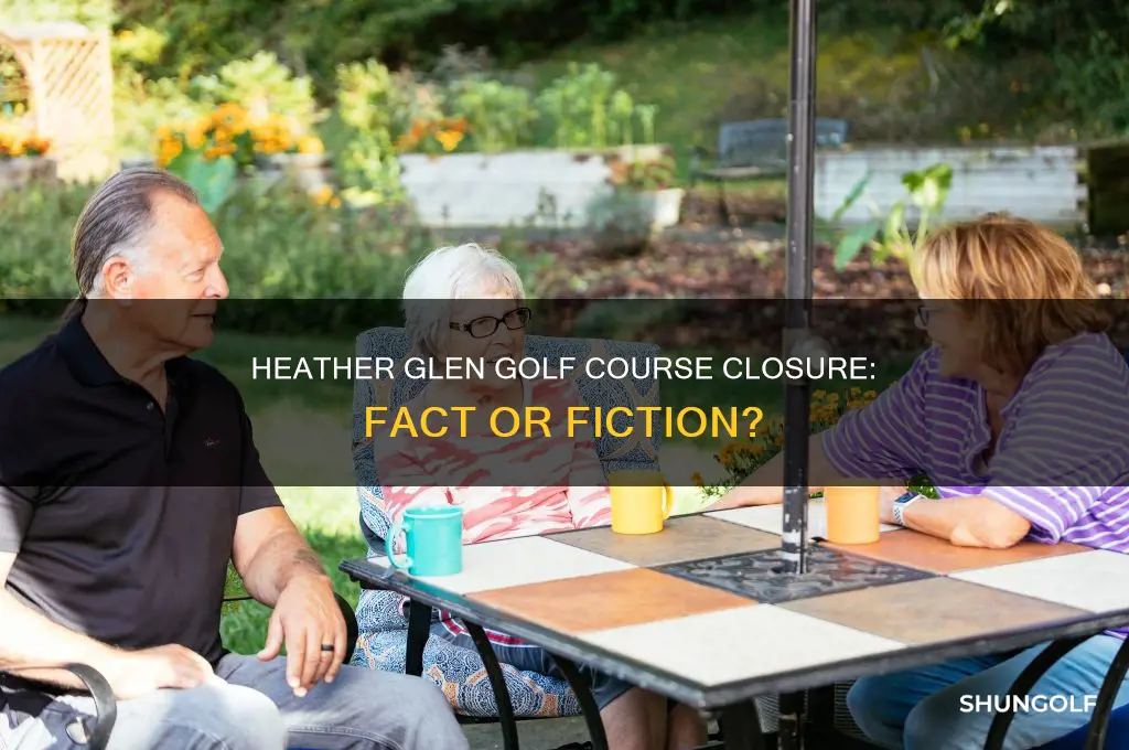 is heather glen golf course closing
