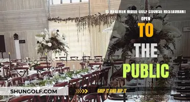 Heather Ridge Golf Course Restaurant: Public Access and Dining Details