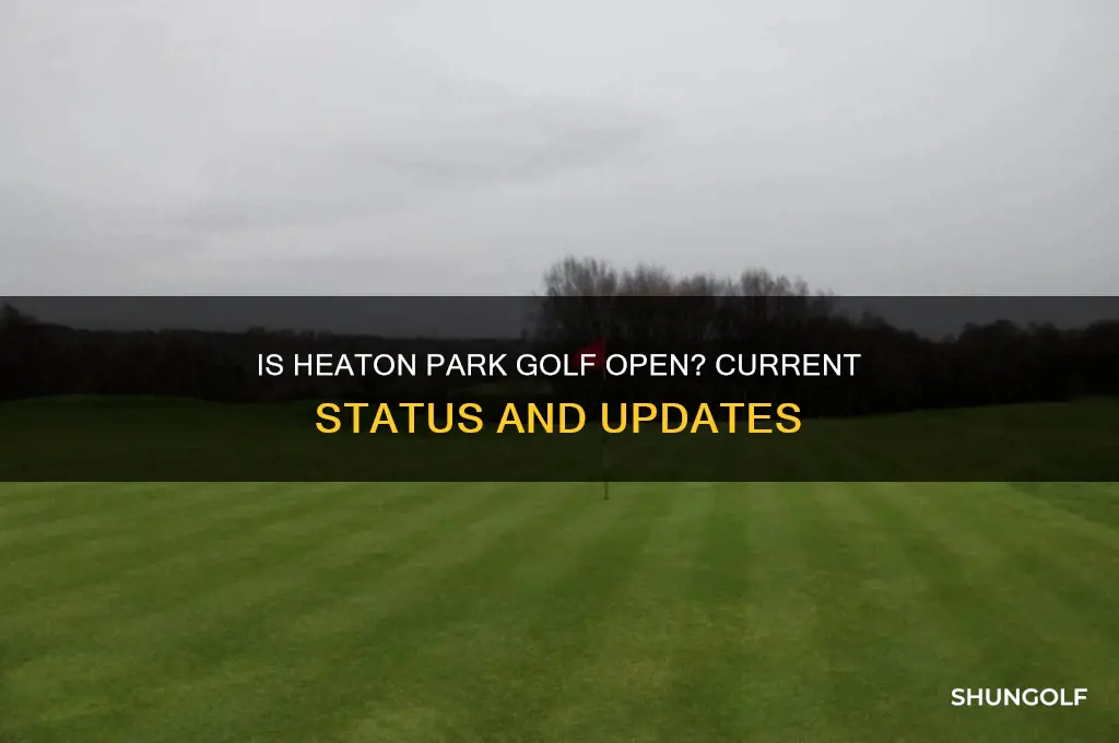 is heaton park golf open