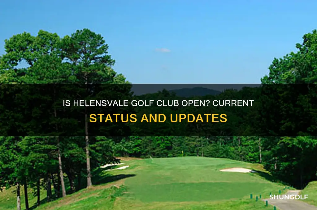 is helensvale golf club open