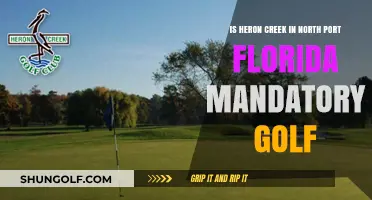 Is Heron Creek in North Port, Florida a Mandatory Golf Community?